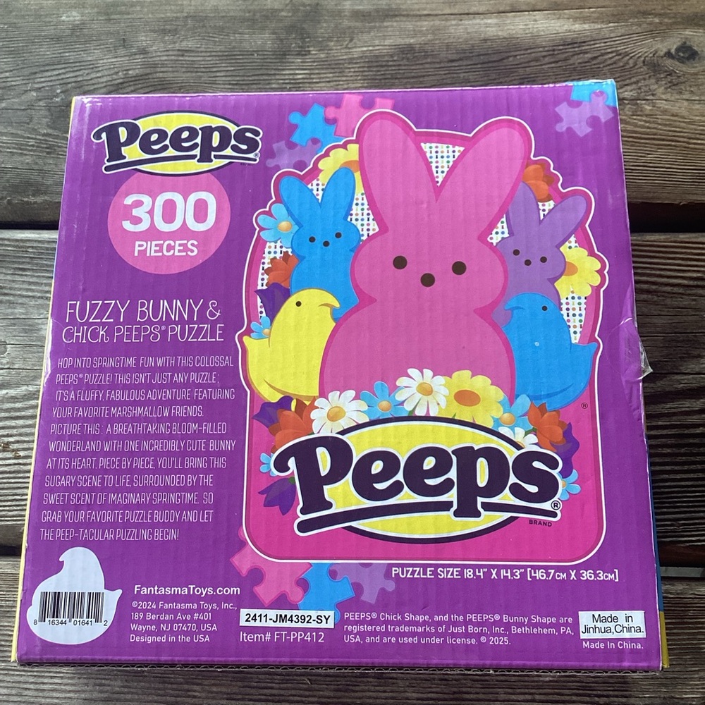 Peeps Fuzzy Bunny & Chick Puzzle - 300 pieces - Picture 4 of 4